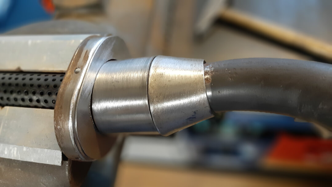 Individualisierung 1_ Thilos_Bike_Service Thilos Bike Service - Motorrad Werkstatt Motorrad Individualisierung Adapter Anfertigung für Schalldämpfer Beta 125