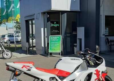 Restaurationsprojekt Yamaha R1 Thilos Bike Service Hauptuntersuchung bestehen
